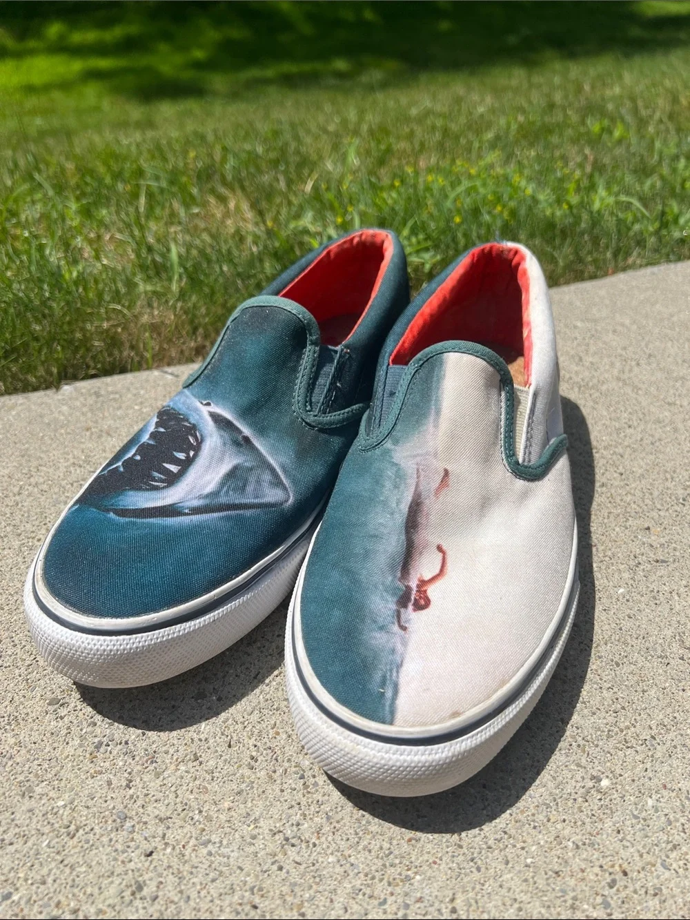 Sperry Topsider Jaws Graphic Slip-On Boat Shoe Sneakers Men’s Size 9M